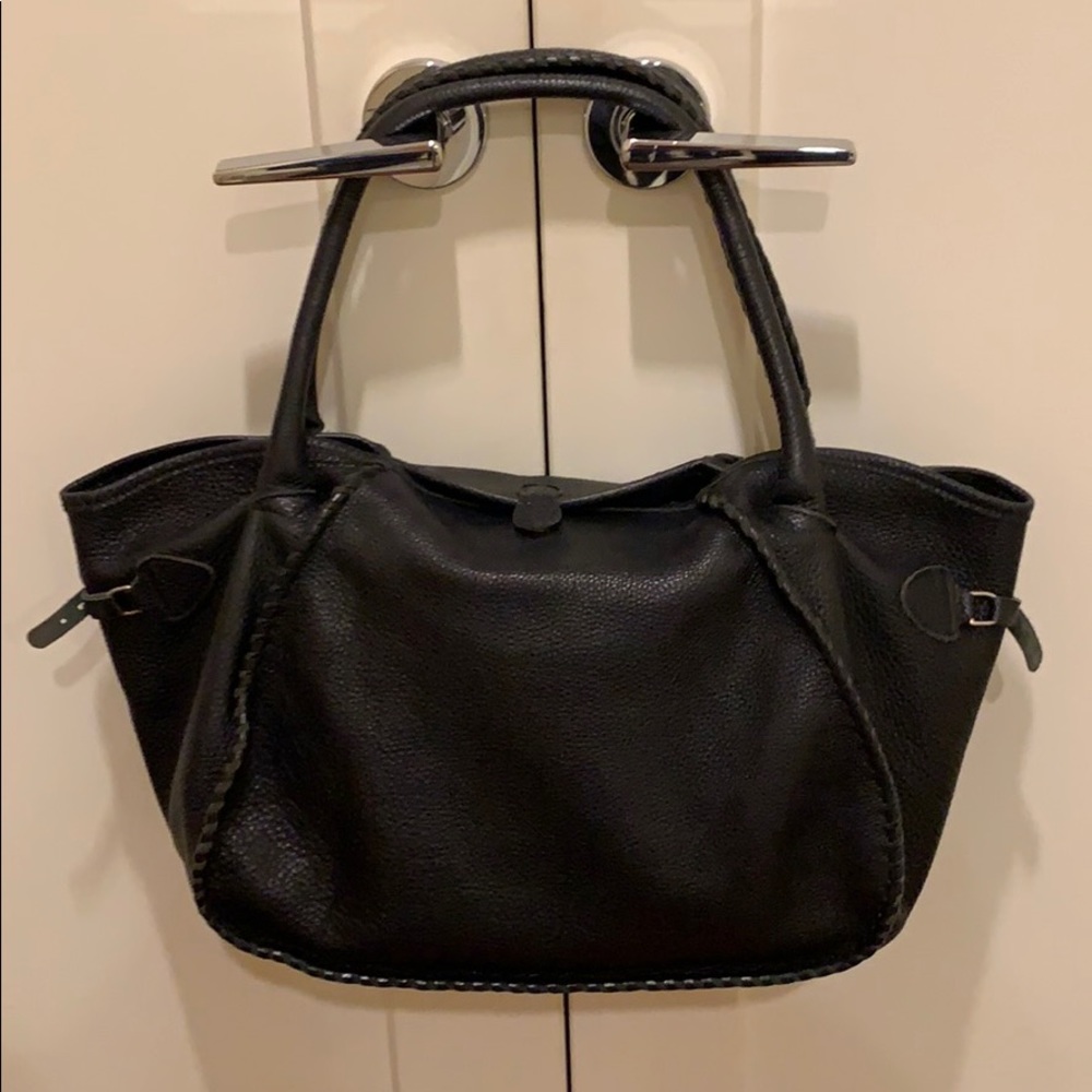 Tylie Malibu Large Black Leather purse